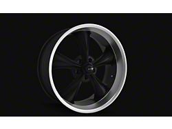 Ridler 695 Matte Black with Machined Lip Wheel; Rear Only; 20x10 (93-02 Camaro)