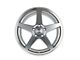 Rocket Racing Wheels Flare Titanium/Machined Wheel; 18x9 (05-09 Mustang GT, V6)