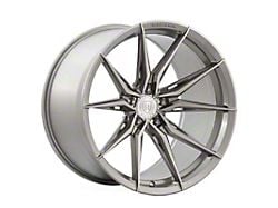 Rohana Wheels RFX13 Brushed Titanium Wheel; Rear Only; 20x11; 20mm Offset (06-10 RWD Charger)