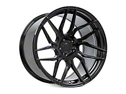 Rohana Wheels RFX7 Gloss Black Wheel; Rear Only; Left Directional; 20x11; 20mm Offset (06-10 RWD Charger)