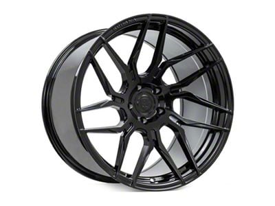 Rohana Wheels RFX7 Gloss Black Wheel; Left Directional; 19x9.5; 35mm Offset (10-15 Camaro, Excluding ZL1)