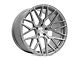 Rohana Wheels RFX10 Brushed Titanium Wheel; Rear Only; 20x11 (2024 Mustang)
