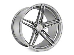 Rohana Wheels RFX15 Brushed Titanium Wheel; 20x10; 20mm Offset (08-23 RWD Challenger, Excluding Widebody)