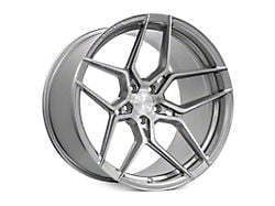 Rohana Wheels RFX11 Brushed Titanium Wheel; Rear Only; 20x11; 20mm Offset (11-23 RWD Charger, Excluding Widebody)