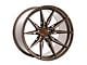 Rohana Wheels RFX13 Brushed Bronze Wheel; 20x10 (11-23 RWD Charger, Excluding Widebody)