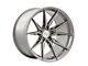 Rohana Wheels RFX13 Brushed Titanium Wheel; 20x10 (11-23 RWD Charger, Excluding Widebody)