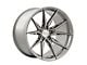 Rohana Wheels RFX13 Brushed Titanium Wheel; Rear Only; 20x11 (11-23 RWD Charger, Excluding Widebody)