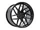 Rohana Wheels RFX7 Gloss Black Wheel; Rear Only; Left Directional; 20x11 (11-23 RWD Charger, Excluding Widebody)