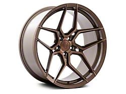 Rohana Wheels RFX11 Brushed Bronze Wheel; Front Only; 19x9.5; 35mm Offset (14-19 Corvette C7)