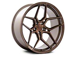 Rohana Wheels RFX11 Brushed Bronze Wheel; Rear Only; 20x12; 82mm Offset (14-19 Corvette C7)