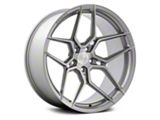 Rohana Wheels RFX11 Brushed Titanium Wheel; Rear Only; 20x12; 82mm Offset (14-19 Corvette C7)