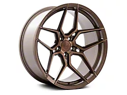 Rohana Wheels RFX11 Brushed Bronze Wheel; Front Only; 20x9; 35mm Offset (20-25 Corvette C8)