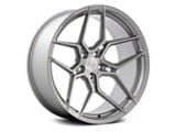 Rohana Wheels RFX11 Brushed Titanium Wheel; Rear Only; 20x12; 82mm Offset (20-25 Corvette C8)