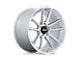 Rotiform BTL Gloss Silver with Machined Face Wheel; 21x9 (05-09 Mustang)