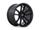 Rotiform BTL Matte Black with Black Cap and Inside Spoke Details Wheel; 21x9 (05-09 Mustang)