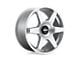 Rotiform SIX Gloss Silver Wheel; 18x8.5 (05-09 Mustang)