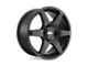 Rotiform SIX Matte Black Wheel; 19x8.5 (05-09 Mustang)