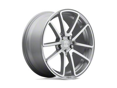 Rotiform SPF Gloss Silver Machined Wheel; 18x8.5 (05-09 Mustang GT, V6)