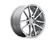 Rotiform SPF Gloss Silver Machined Wheel; 18x8.5 (05-09 Mustang GT, V6)