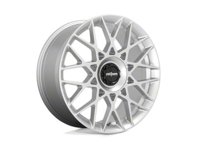 Rotiform BLQ-C Silver Wheel; 19x8.5; 35mm Offset (10-15 Camaro, Excluding ZL1)