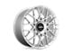 Rotiform BLQ-C Silver Wheel; 19x8.5; 35mm Offset (10-15 Camaro, Excluding ZL1)