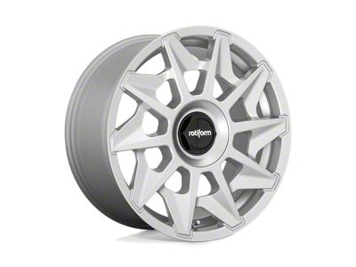 Rotiform CVT Gloss Silver Wheel; 19x8.5; 35mm Offset (10-15 Camaro, Excluding ZL1)