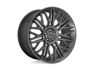 Rotiform JDR Matte Anthracite Wheel; 22x10; 30mm Offset (10-15 Camaro, Excluding ZL1)