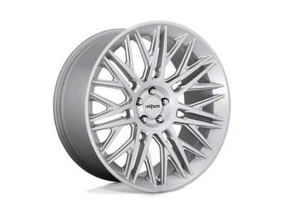 Rotiform JDR Matte Silver Wheel; 22x10; 30mm Offset (10-15 Camaro, Excluding ZL1)