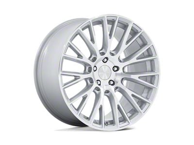 Rotiform LSE Gloss Silver with Machined Face Wheel; 20x8.5 (10-15 Camaro, Excluding ZL1)