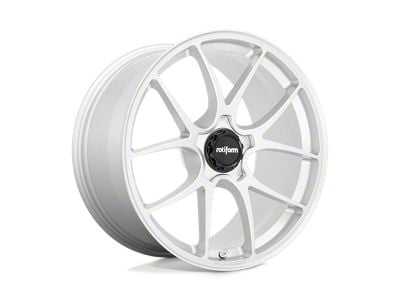 Rotiform LTN Gloss Silver Wheel; 19x10.5; 34mm Offset (10-15 Camaro, Excluding ZL1)