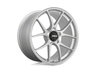 Rotiform LTN Gloss Silver Wheel; Rear Only; 20x11; 43mm Offset (10-15 Camaro, Excluding ZL1)