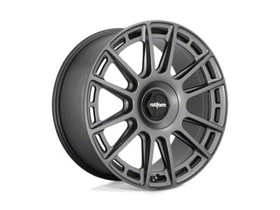 Rotiform OZR Matte Anthracite Wheel; 19x8.5; 35mm Offset (10-15 Camaro, Excluding ZL1)