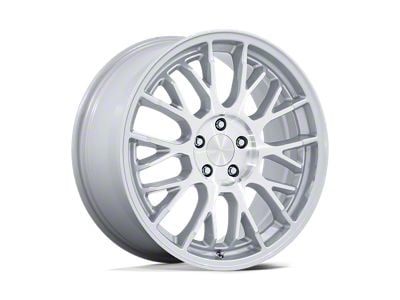 Rotiform PHX Gloss Silver with Machined Face Wheel; 19x10; 40mm Offset (10-15 Camaro, Excluding ZL1)