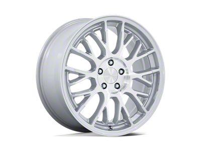 Rotiform PHX Gloss Silver with Machined Face Wheel; Rear Only; 20x10; 40mm Offset (10-15 Camaro, Excluding ZL1)