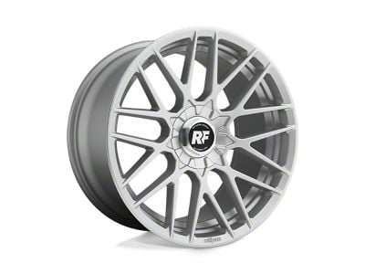 Rotiform RSE Gloss Silver Wheel; Rear Only; 20x10; 40mm Offset (10-15 Camaro, Excluding ZL1)