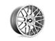 Rotiform RSE Gloss Silver Wheel; Rear Only; 20x10 (10-15 Camaro, Excluding ZL1)