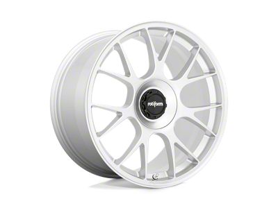 Rotiform TUF Gloss Silver Wheel; 19x9.5; 22mm Offset (10-15 Camaro, Excluding ZL1)