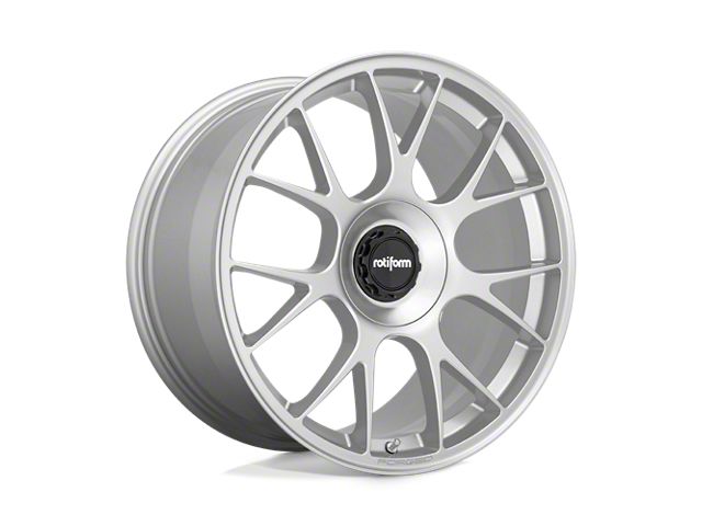 Rotiform TUF Gloss Silver Wheel; Rear Only; 20x11 (10-15 Camaro, Excluding ZL1)