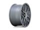 Rotiform TUF Satin Titanium Wheel; Rear Only; 20x11 (10-15 Camaro, Excluding ZL1)