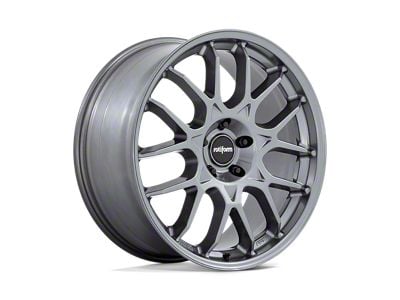 Rotiform ZWS Gloss Anthracite Wheel; Rear Only; 21x10.5; 15mm Offset (10-15 Camaro)