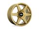 Rotiform SIX Matte Gold Wheel; 19x8.5 (15-23 Mustang GT w/o Performance Pack, , V6)