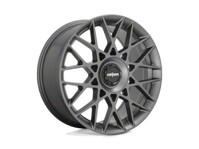 Rotiform BLQ-C Anthracite Wheel; 19x8.5; 35mm Offset (16-24 Camaro, Excluding SS w/ 6-Piston Front Calipers & ZL1)