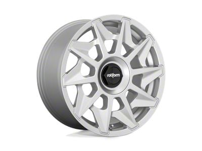 Rotiform CVT Gloss Silver Wheel; 19x8.5; 35mm Offset (16-24 Camaro, Excluding SS w/ 6-Piston Front Calipers & ZL1)