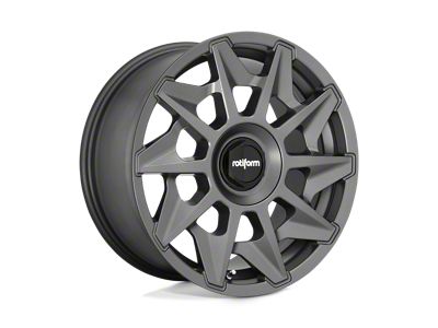 Rotiform CVT Matte Anthracite Wheel; 19x8.5 (16-24 Camaro, Excluding SS w/ 6-Piston Front Calipers & ZL1)