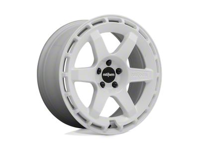 Rotiform KB1 Gloss White Wheel; 19x8.5; 35mm Offset (16-24 Camaro, Excluding SS w/ 6-Piston Front Calipers & ZL1)