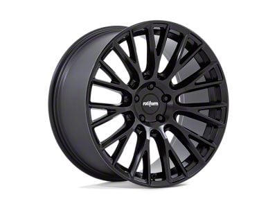 Rotiform LSE Satin Black Wheel; 19x10 (16-24 Camaro, Excluding SS w/ 6-Piston Front Calipers & ZL1)