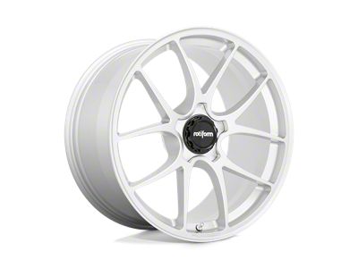 Rotiform LTN Gloss Silver Wheel; 19x10.5 (16-24 Camaro, Excluding SS w/ 6-Piston Front Calipers & ZL1)