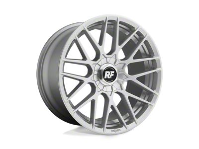 Rotiform RSE Gloss Silver Wheel; Rear Only; 20x10 (16-24 Camaro, Excluding SS w/ 6-Piston Front Calipers & ZL1)