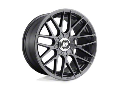 Rotiform RSE Matte Anthracite Wheel; 18x8.5; 35mm Offset (16-24 Camaro, Excluding SS w/ 6-Piston Front Calipers & ZL1)