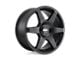 Rotiform SIX Matte Black Wheel; 19x8.5; 35mm Offset (16-24 Camaro, Excluding SS w/ 6-Piston Front Calipers & ZL1)